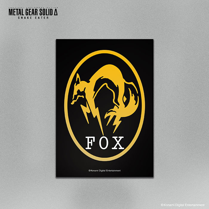 『METAL GEAR SOLID Δ: SNAKE EATER』METAL GEAR FOXステッカー