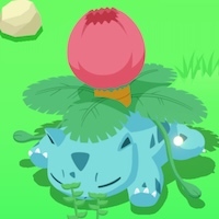 フシギソウの星3寝顔画像