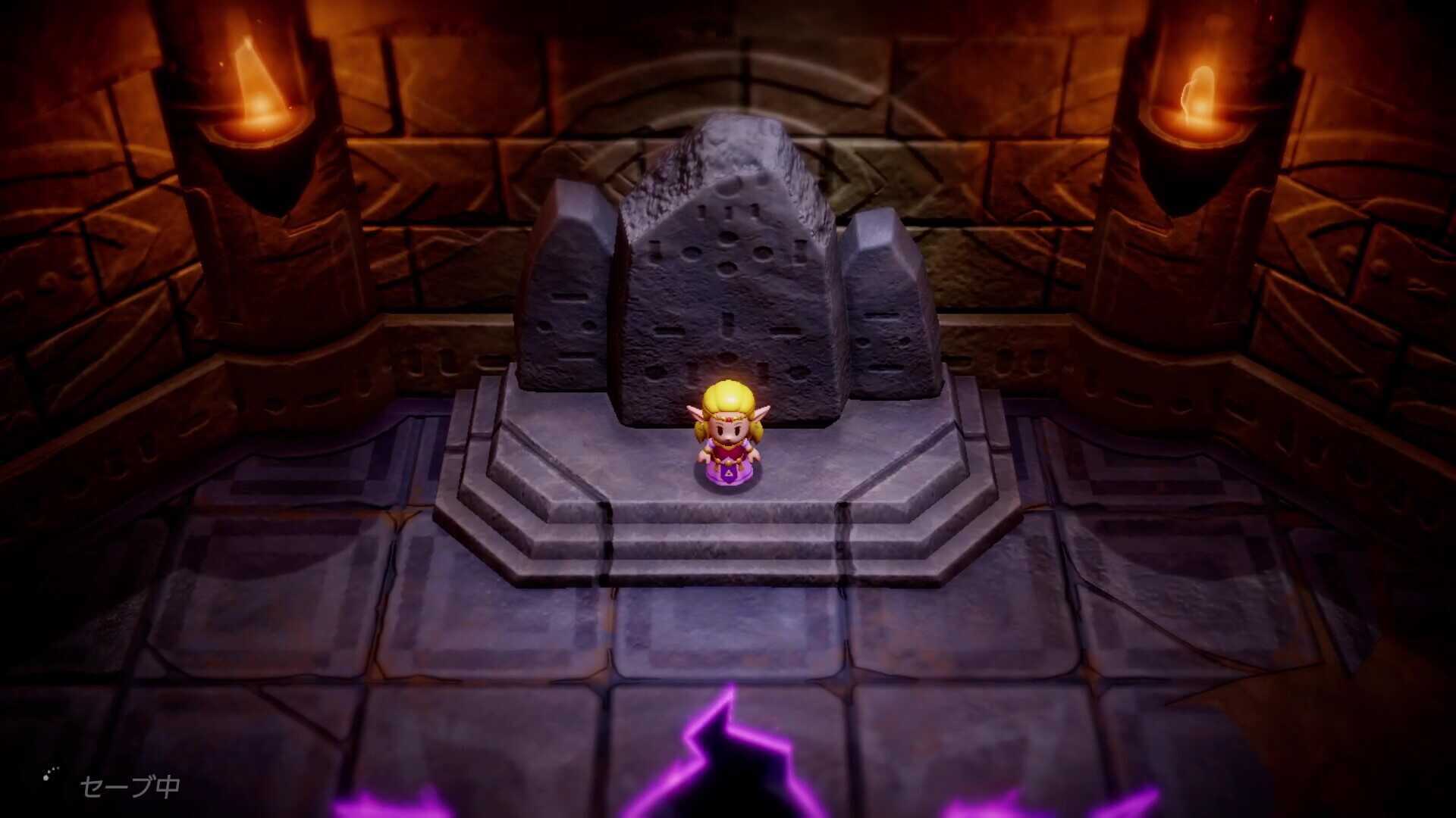 ゼルダに操作が切り替わる画像