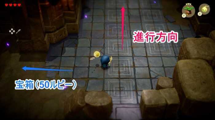 50ルピ宝箱の場所