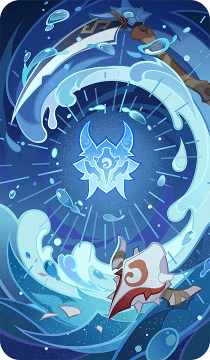 軽やかな水しぶきの画像