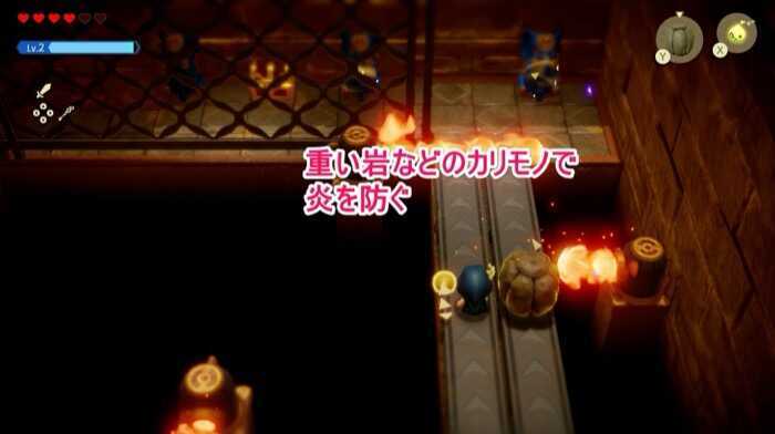 カリモノで炎を防ぐ