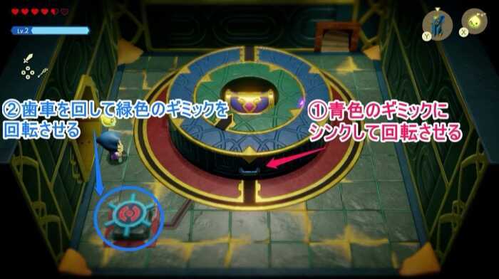 大きな鍵のギミック