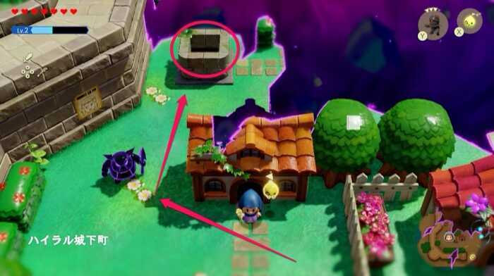 城下町西側の井戸から地下に進む