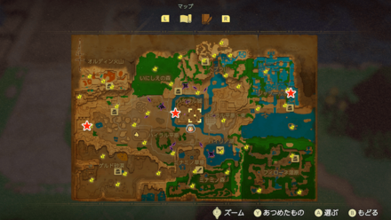 どんぐり拾いの場所