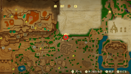 ハイラル平原北の洞窟