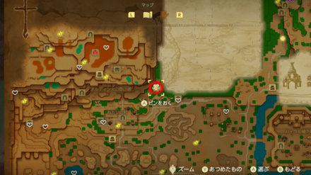 カカリコ村の北東