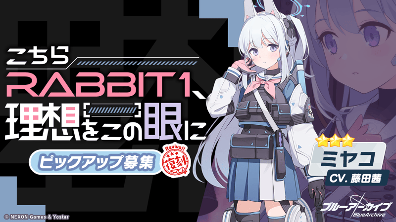 こちらRABBIT1、理想をこの眼に画像
