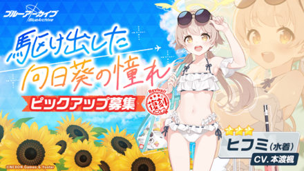 駆け出した向日葵の憧れ画像