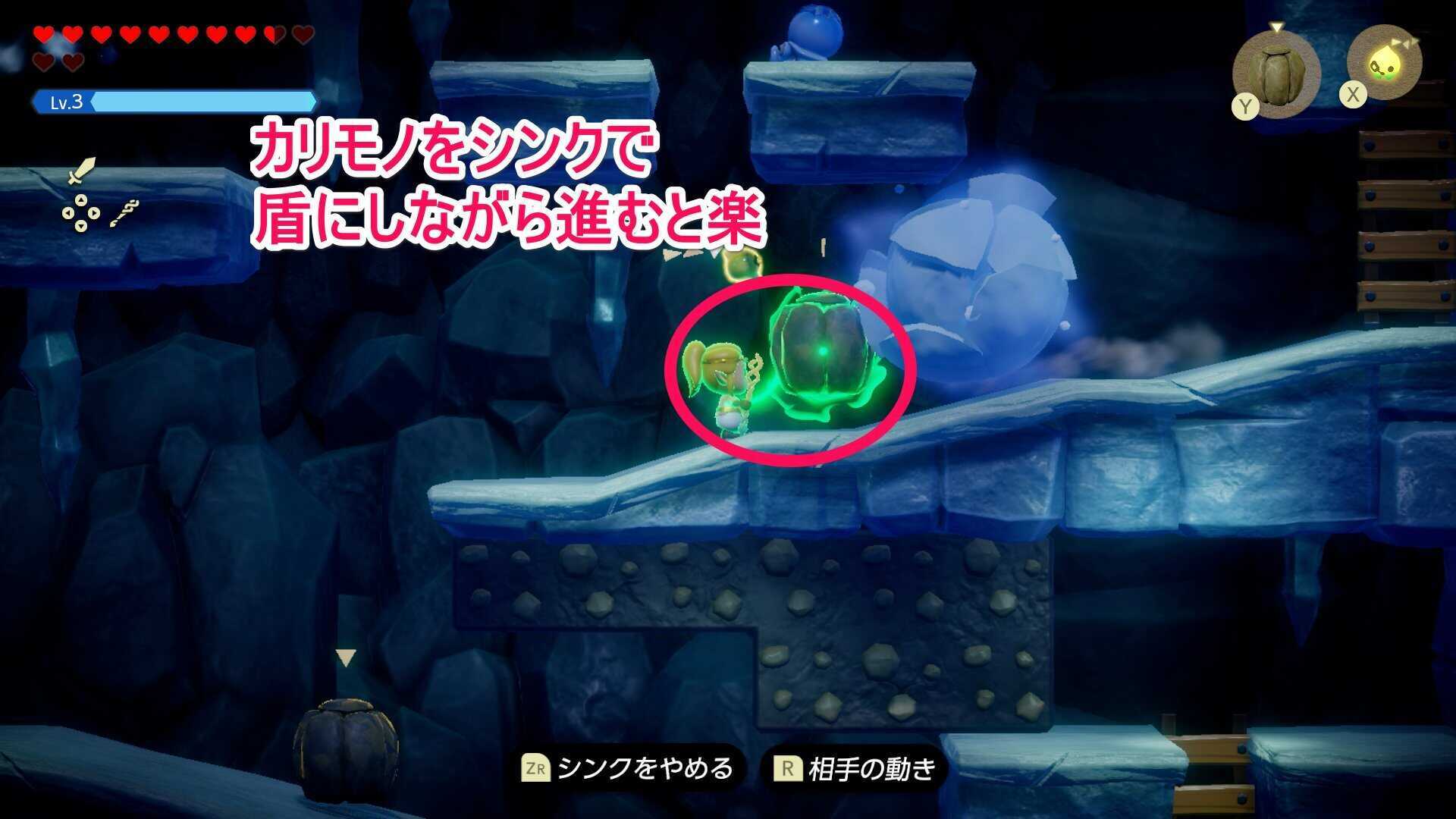 カリモノを盾にする