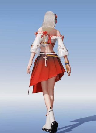 月下の紅葉画像