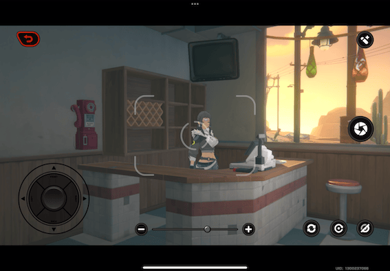 カウンターの写真を撮る