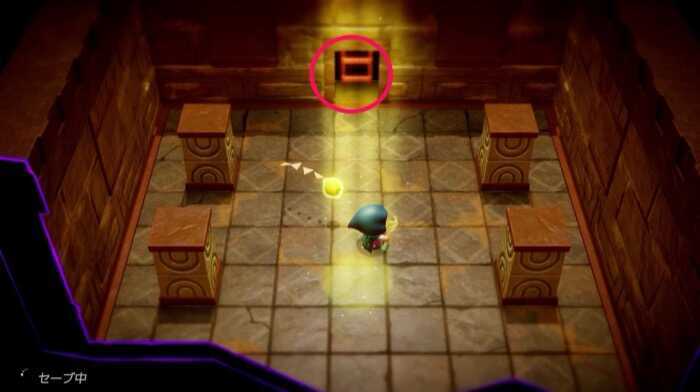 ゲルドの聖域入口のハシゴ