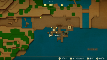 バリバリと難破船の場所