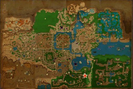 かがり火のマップ場所