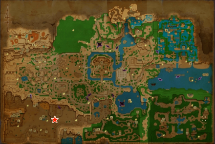 砂ひれピラニアのマップ場所