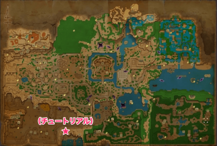 重い岩のマップ場所