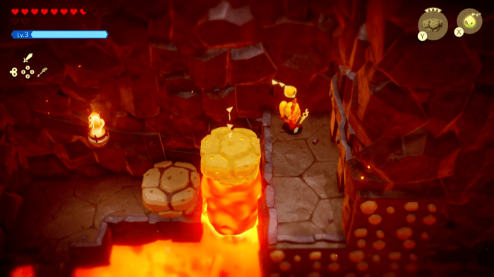 岩を出しながら進む