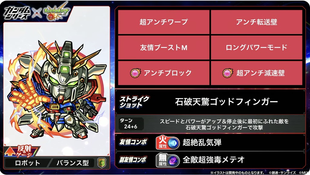 ゴッドガンダム性能