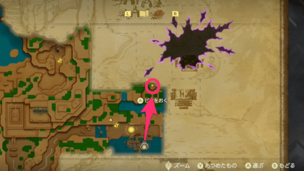 息子はウミベノ村の北の林にいる