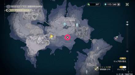 エラー収容所のマップ画像