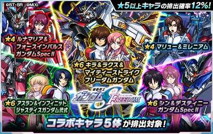 ガンダムSEEDコラボのサムネイル