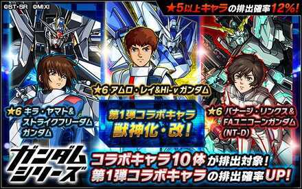 ガンダムコラボ第1弾のサムネイル