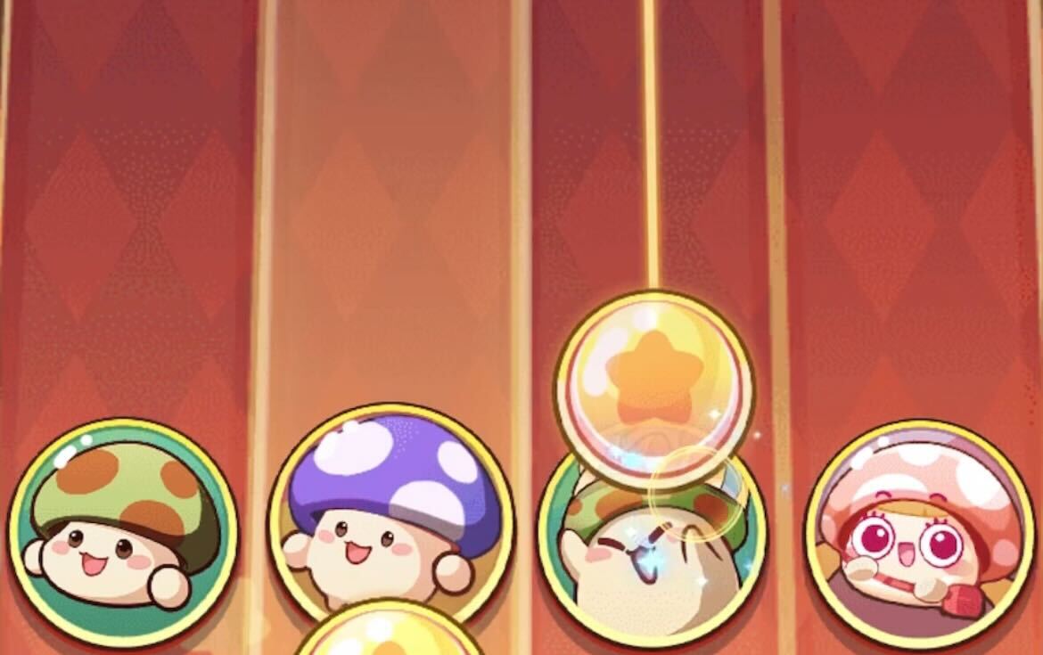 音符の種類に応じてタップかスワイプをする