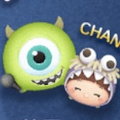 ディズニーツムツム　モンスターズインク モンスターズインクセット（スキル1）初見プレイ！☆ディズニー