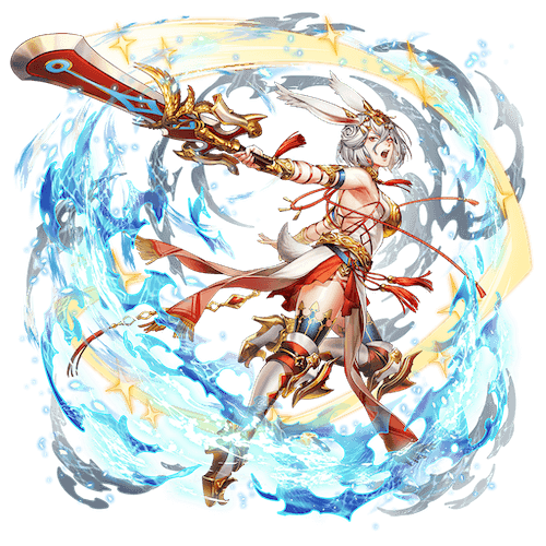 オセロニアの［蒼炎纏いし剣士］レウネアの画像