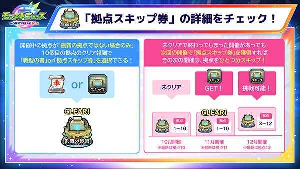 拠点スキップ券