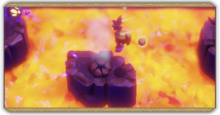 オルディン火山西部の無