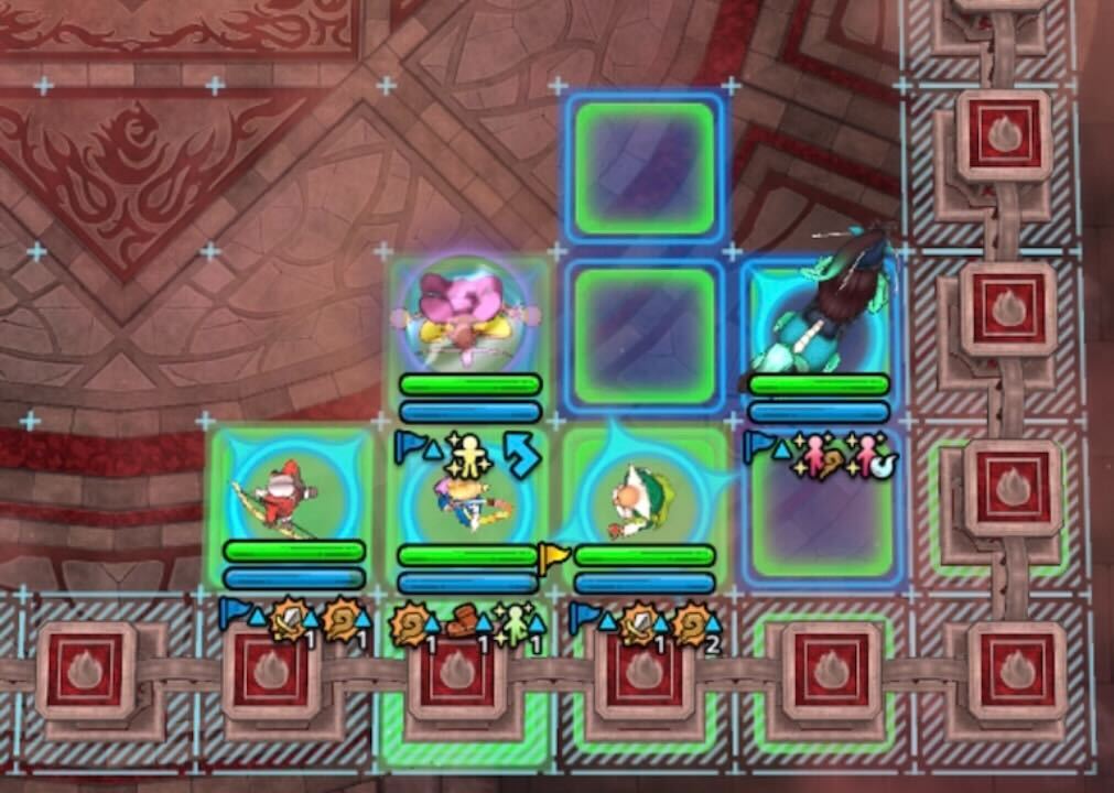 複数でバフをかけて高火力を出す準備をする