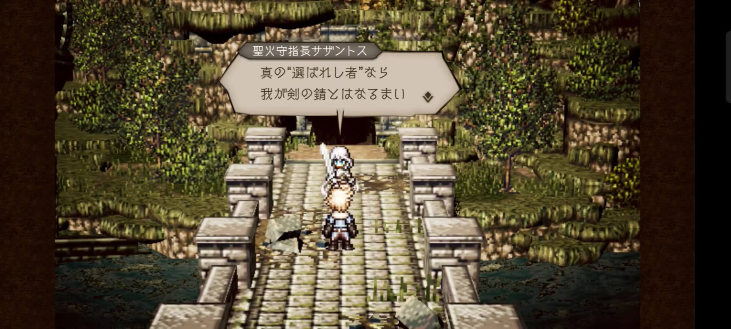 サザントスに近付くとイベントが始まり戦闘に