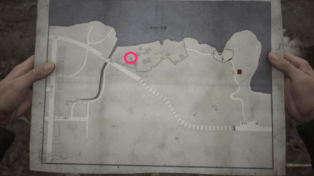 オートパーツの鍵の入手場所のマップ