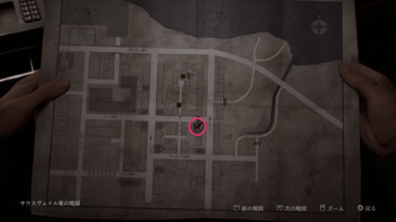 バーニーリィーズのコインの入手場所のマップ