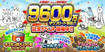 9600万ダウンロード記念イベント