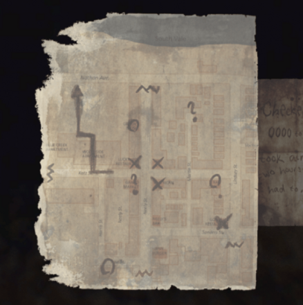 古い地図の画像