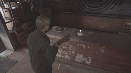 レコードショップのメモの入手場所の現地画像