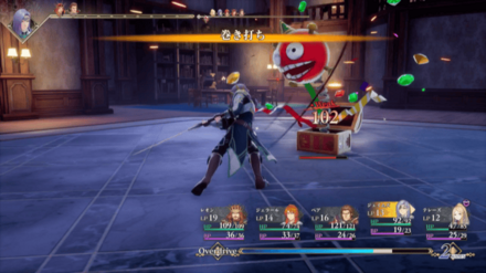 ミミックと戦闘