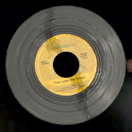 修復されたレコード盤の画像