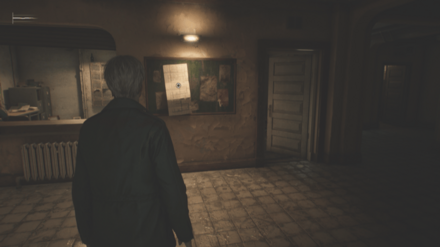 ウッドサイドアパート1Fの地図の入手場所の現地画像