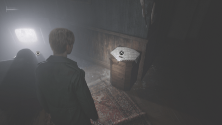 アパート212号室の鍵の入手場所の現地画像