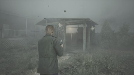 明かりのある納屋