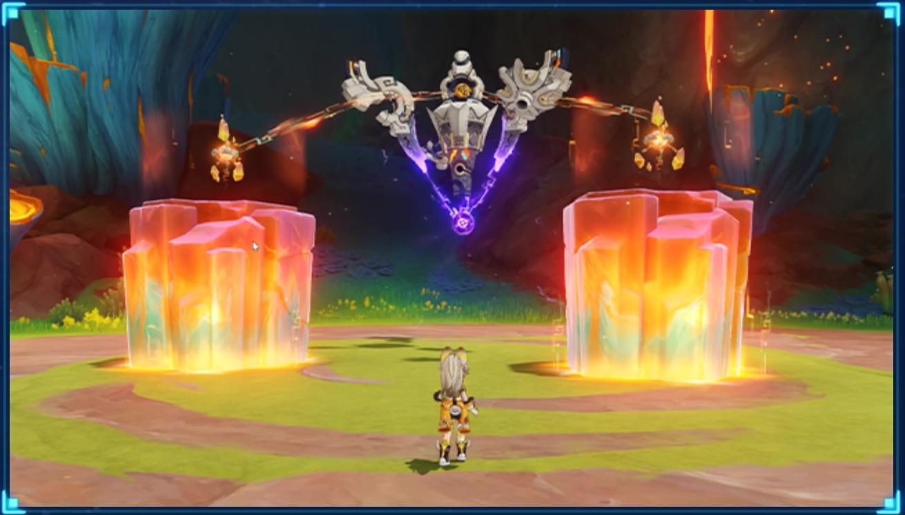 「吸収機械」を破壊して「球状雷砲」を阻止しよう