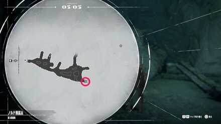 堅牢の護符宝箱マップ画像