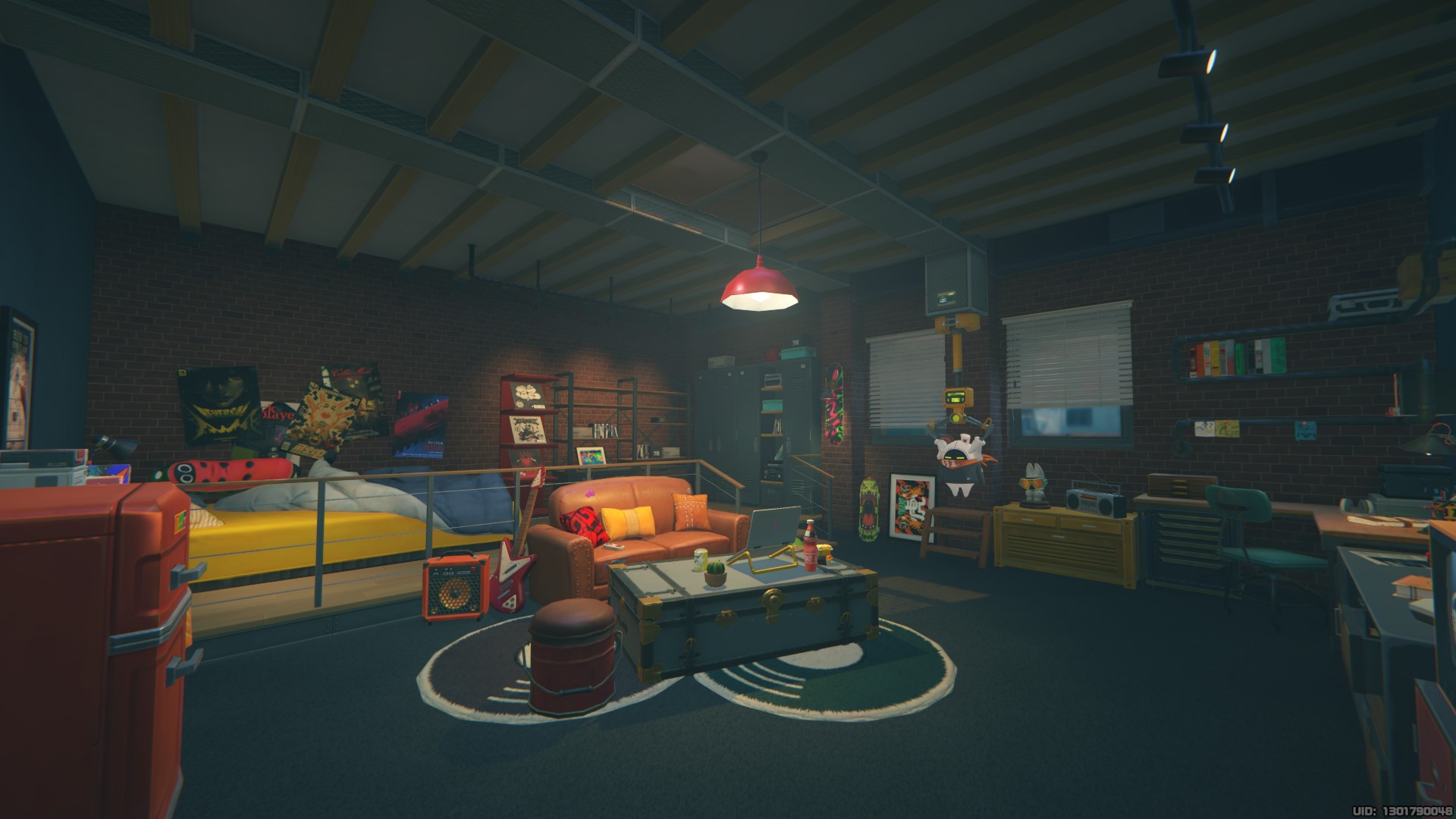 女主人公の部屋