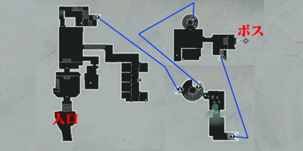 北部国境の砦の宝箱マップ