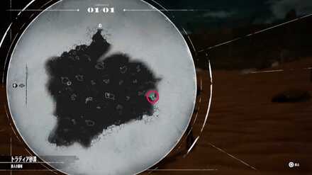 ダマスカスの大剣宝箱マップ画像