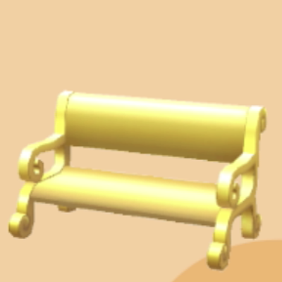 おうごんのベンチ画像